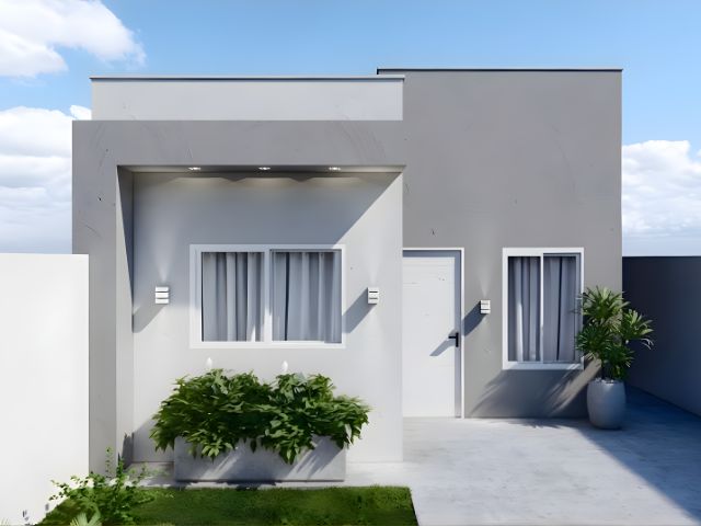 Fachada de Minha Casa Minha Vida