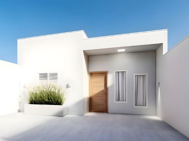 Fachada de Minha Casa Minha Vida
