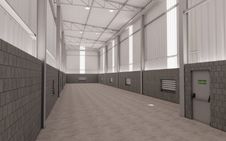 Equipe em obra civil